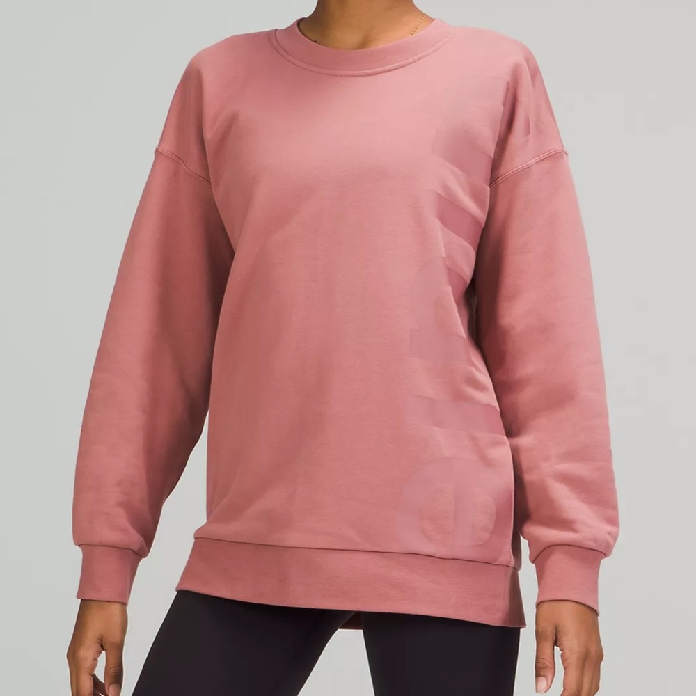 Lululemon Perfectly Oversized Crew Logo